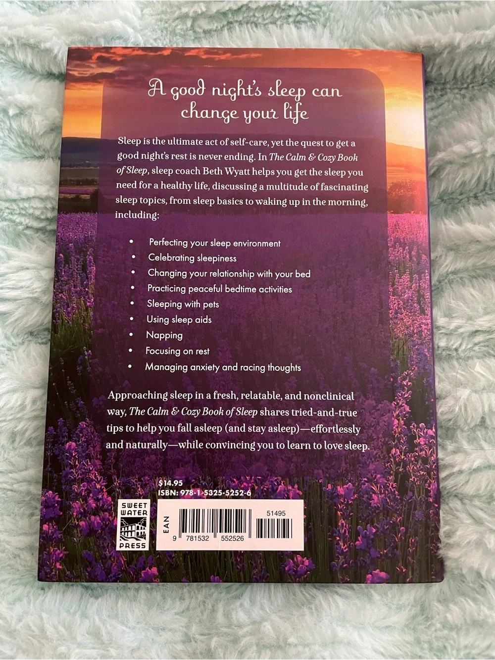 The Calm & Cozy Book of Sleep - Purple Sunset Cover